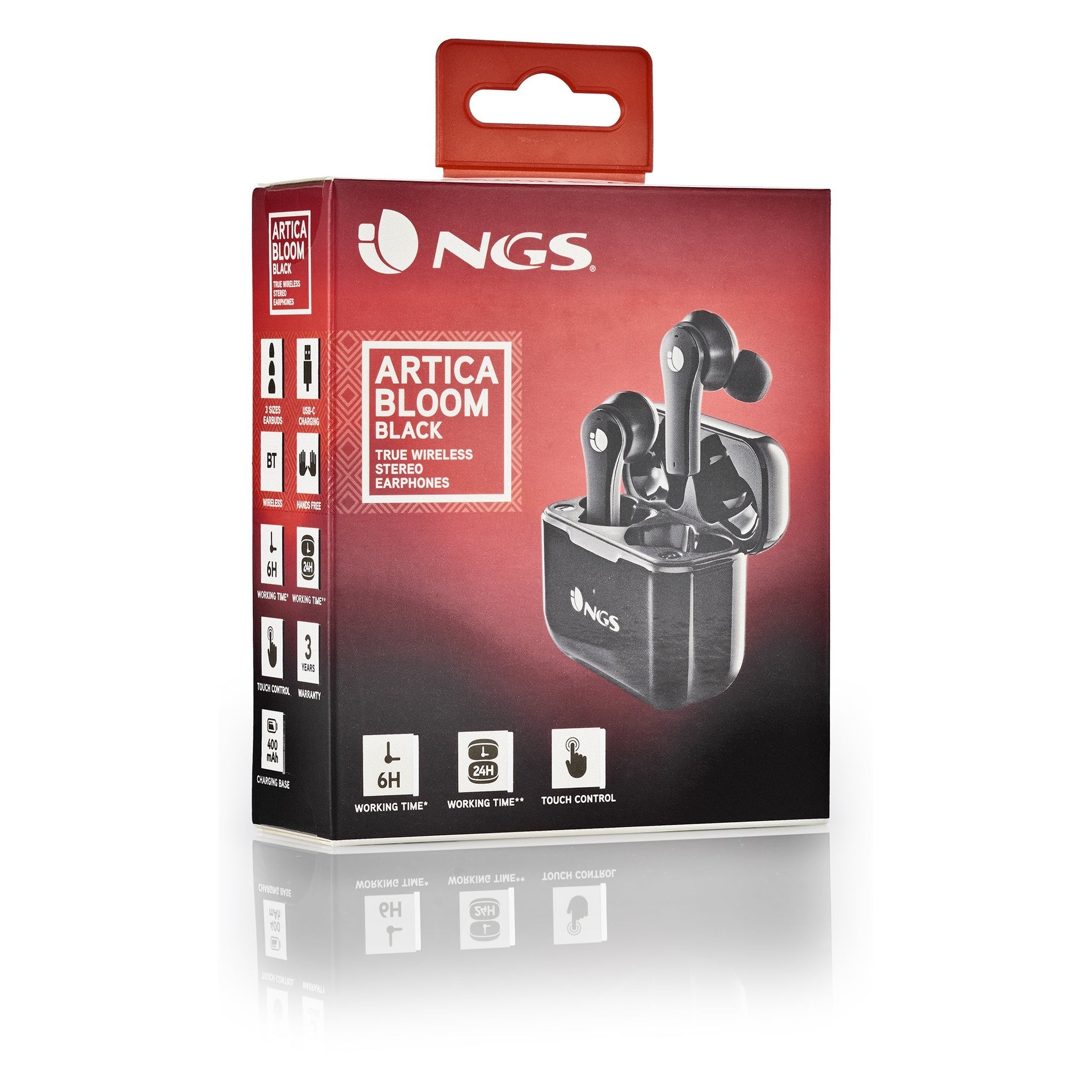 NGS Artica Bloom - Auriculares Intraurales Bluetooth TWS Negros Todos los auriculares | NGS