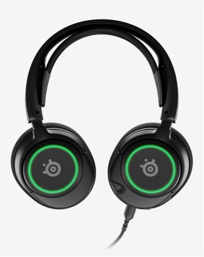 SteelSeries Arctis Nova 3 - Auriculares Gaming RGB PC/PS4/PS5/Switch Negros Todos los auriculares | STEELSERIES