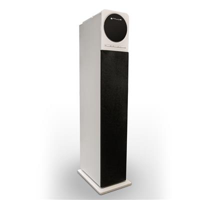 Talius Nina - Torre de Sonido Bluetooth 60W Blanca Altavoces | TALIUS