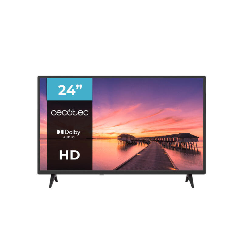 TV LED HD Cecotec serie 24'' 0024 con sistema Dolby, memoria flash, HDMI/USB