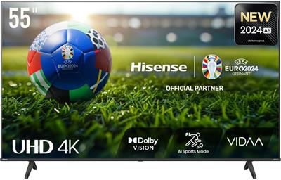 Tv Hisense 55" 55A6N DLED 4K UHD, Smart Tv, Dolby Vision, VIDAA Televisores | HISENSE