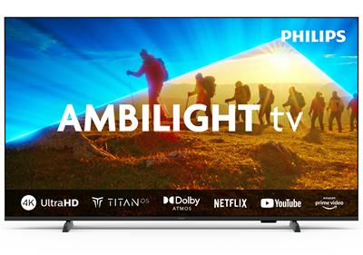 Tv Philips 50" 50PUS8009/12 Ambilight LED UltraHD 4K, HDR10+, Smart TV, SO TITAN Televisores | PHILIPS