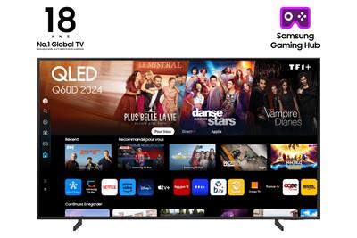 Tv Samsung QLED 43" TQ43Q60DAUXXC Smart TV, 4K UHD, HDR10+, Tizen Televisores | Samsung