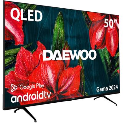 Tv QLED 50´´ DAEWOO D50DM55UQPMS Smart TV, 4K Ultra HD, Android 11 Televisores | DAEWOO