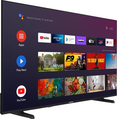 Tv QLED 55´´ DAEWOO 55DM62QA Smart TV, 4K Ultra HD, Android 11 Televisores | DAEWOO