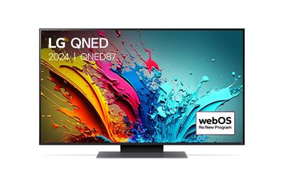 Tv LG QNED 55" 55QNED87T6B Smart TV, 4K Ultra HD, webOS 24 Televisores | LG