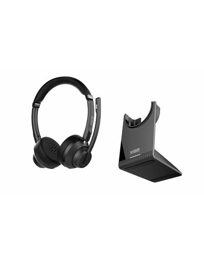 Urban Factory MOVEE PRO - Auriculares Bluetooth con ENC y Soporte de Carga