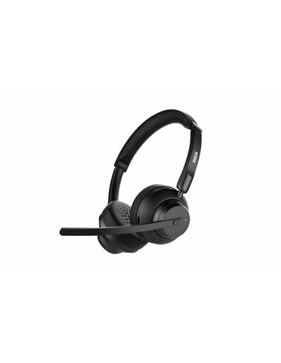 Urban Factory MOVEE PRO - Auriculares Bluetooth con ENC y Soporte de Carga